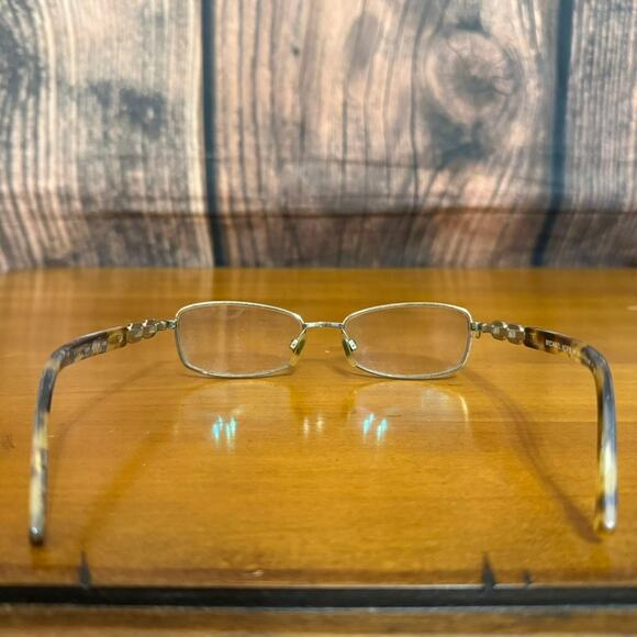 Michael Kors Unisex Bronze Geometric Half-Rim RX Eyeglasses Frames Only - Picture 4 of 6
